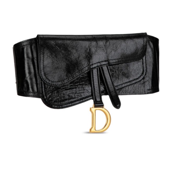 Christian Dior 2019 Crinkled Lambskin Saddle belt bag - Picture 5 of 10